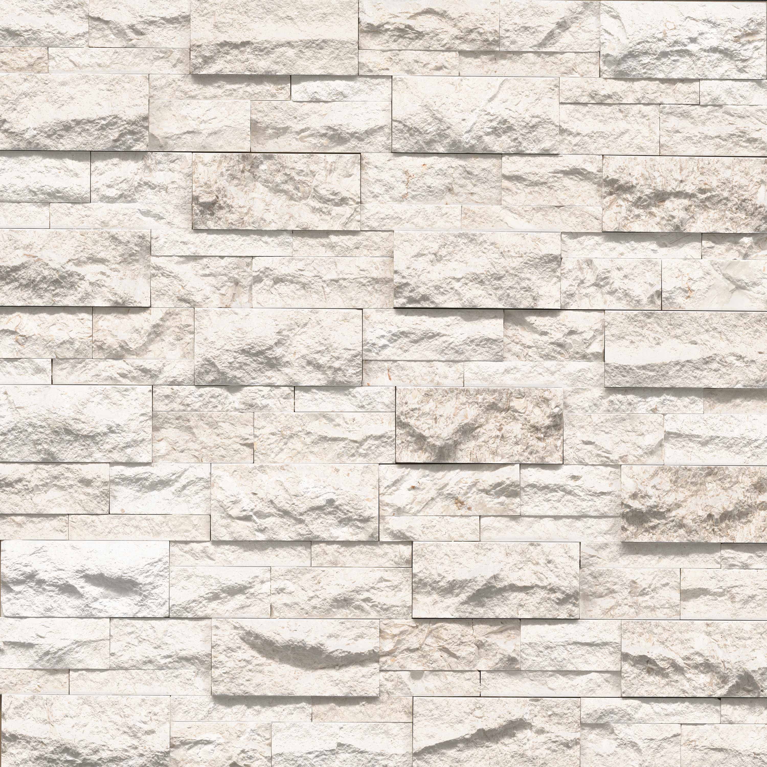 Mayra White XL Stacked Stone