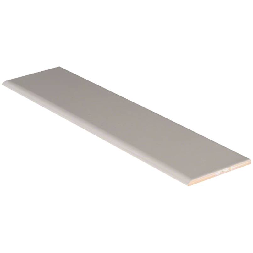 Gray Glossy Bullnose Tile 4x16