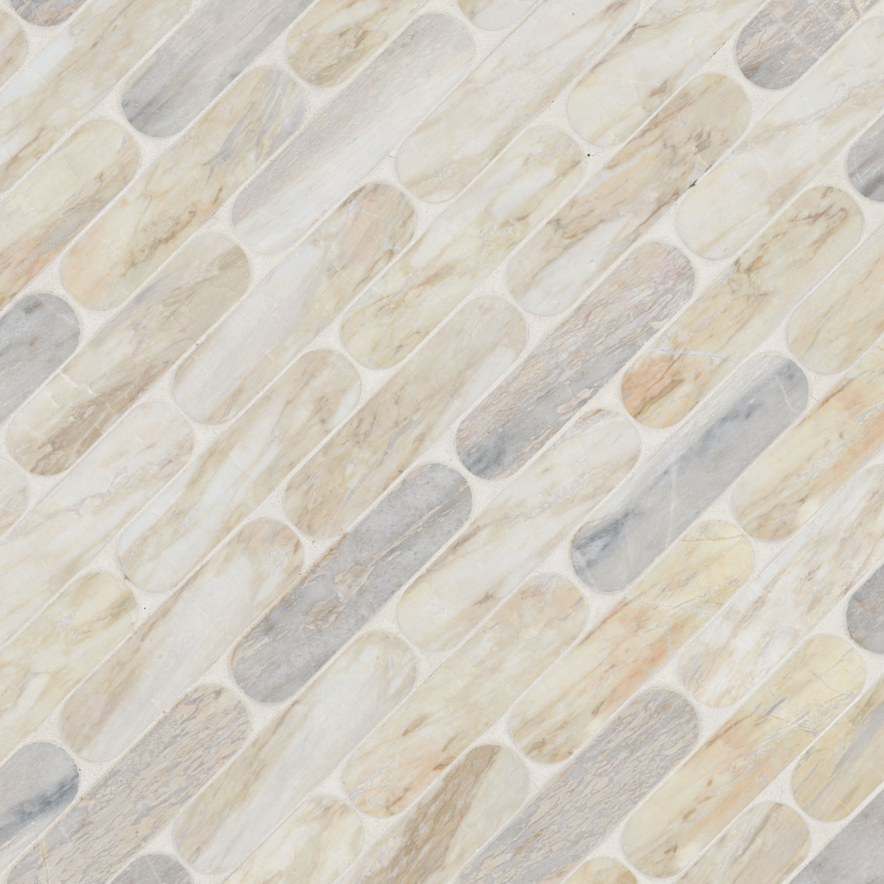 Angora Ellipse Polished Tile thumbnail 3