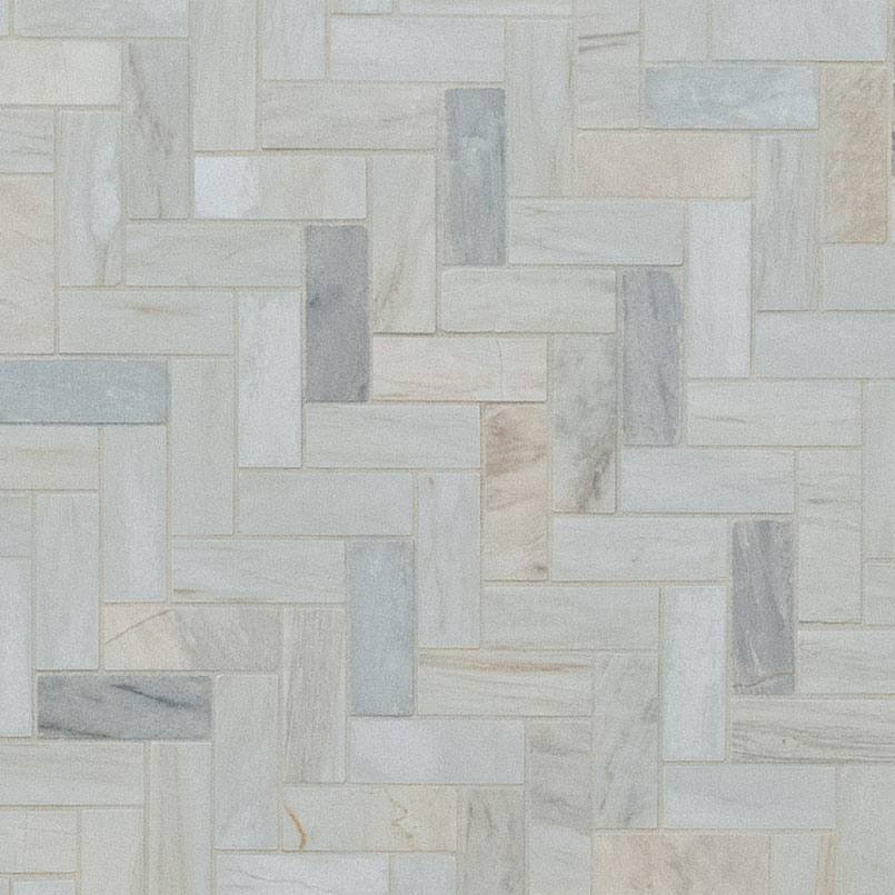 Angora Polished Herringbone Tile thumbnail 3