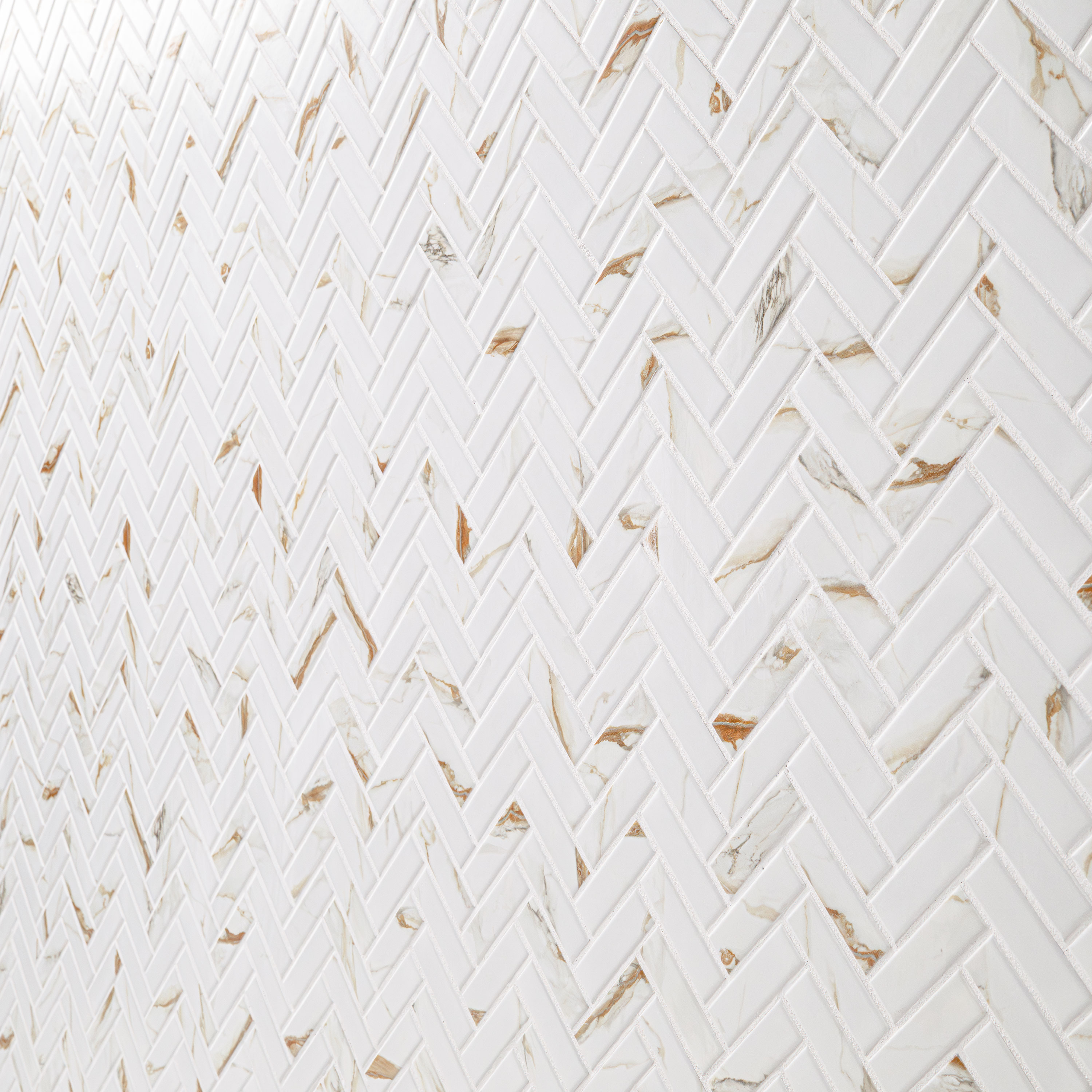 Calacatta Gold Matte 1x3 Herringbone thumbnail 3