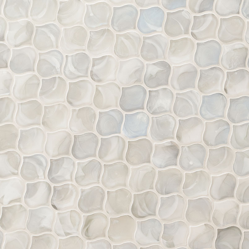Pearla Arabesque Glass Mosaic Tile thumbnail 2