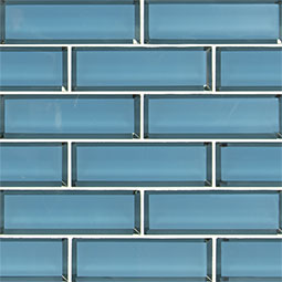 Haiku Sapphire Glass Subway Tile 2x6 thumbnail 3