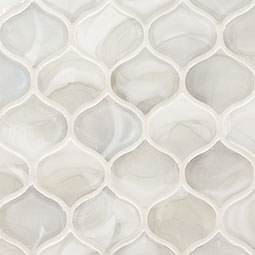 Pearla Arabesque Glass Mosaic Tile thumbnail 6