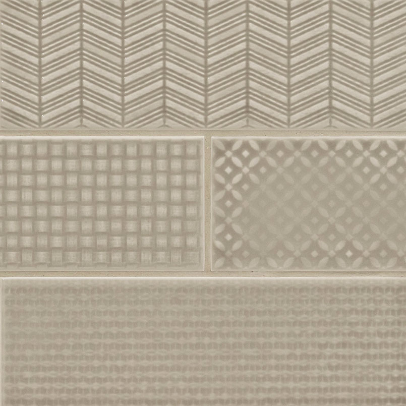 Urbano Warm Concrete 3d Mix Tile