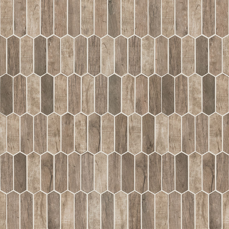 Driftwood Picket Glass Tile thumbnail 2