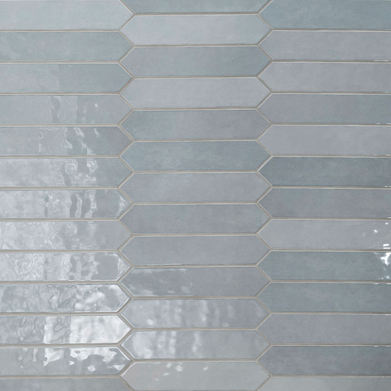 Renzo Sky Ceramic Picket Tile thumbnail 4