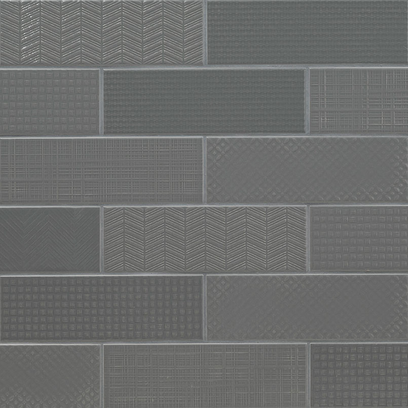 Urbano Graphite 3d Mix Tile thumbnail 4