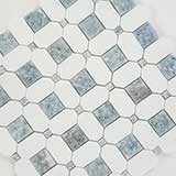 Azula Hatchwork Marble Tile thumbnail 3