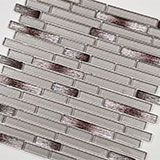 Champagne Blend Interlocking Glass Tile thumbnail 3