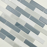 Colosseo Azul Brick Glass Tile thumbnail 2