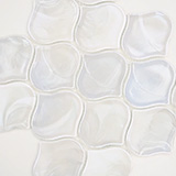 Pearla Arabesque Glass Mosaic Tile thumbnail 4