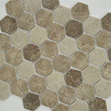 Sandhills Hexagon Mosaic Tile thumbnail 5