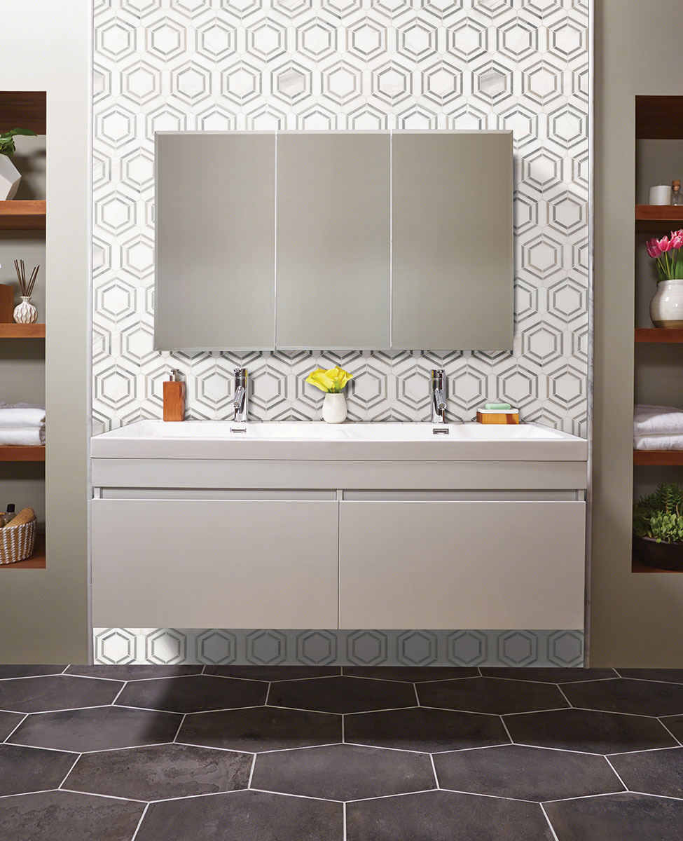 Georama Grigio Polished Marble Tile thumbnail 6