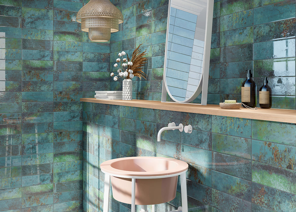 Marza ™ Aqua Subway Tile thumbnail 6