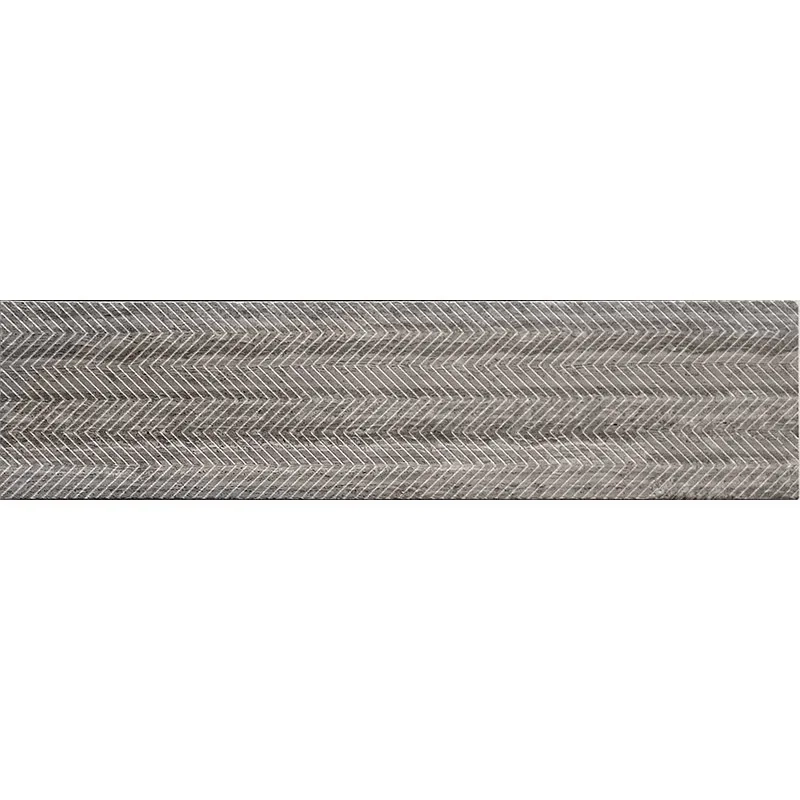 ETCHED CHEVRON WOODEN GREY
