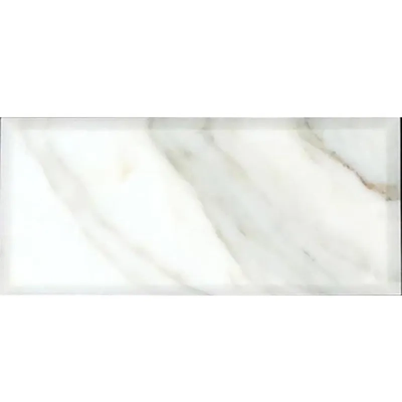 CALACATTA 3X6 BEVELED AND POLISHED