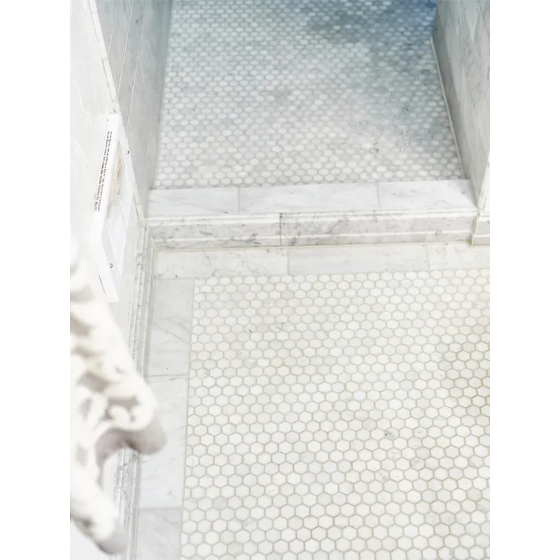 CARRARA HEX 1X1 Honed thumbnail 3