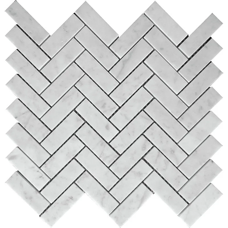 CARRARA 1X3 HERRINGBONE POLISHED