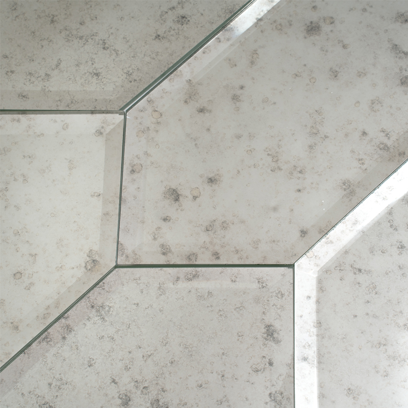 4×8 Beveled Antique Mirror Glass Tile thumbnail 6
