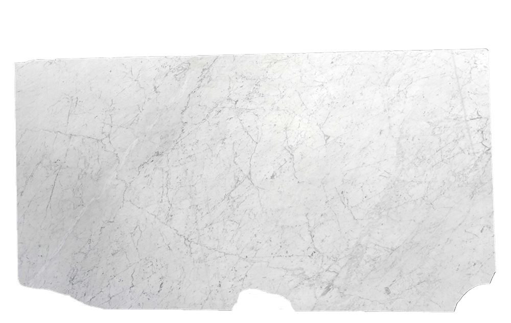 Bianco Cararra Marble Slab - Image 1