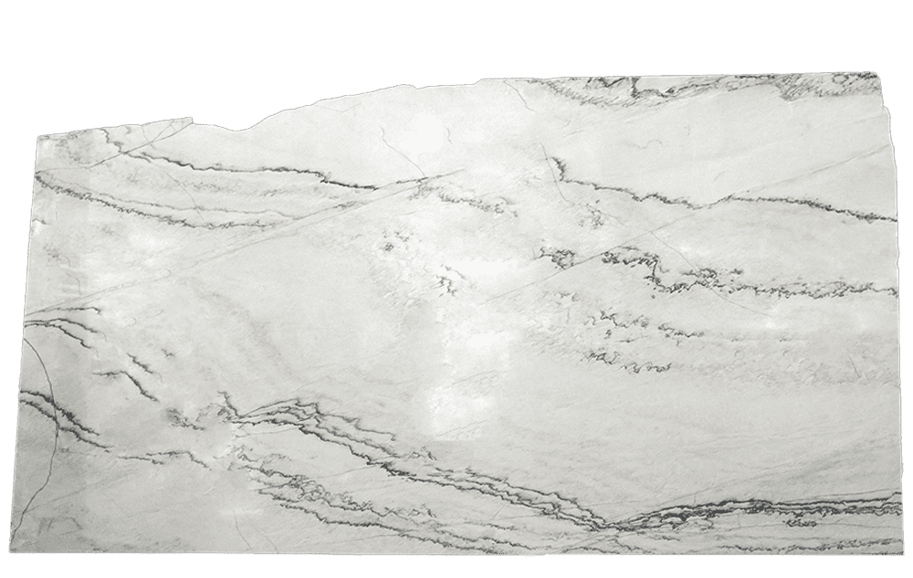Opus White Quartzite Slab - Image 1