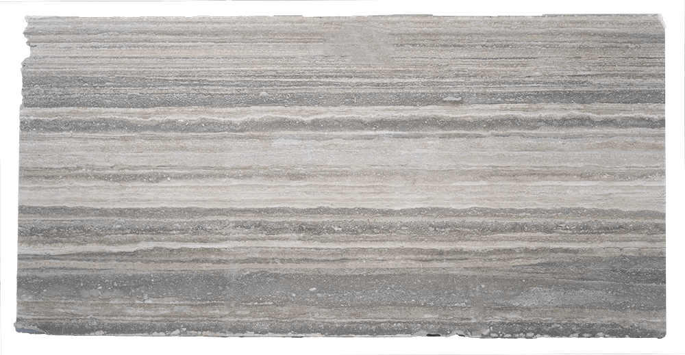 Silver Travertine Slab - Image 1