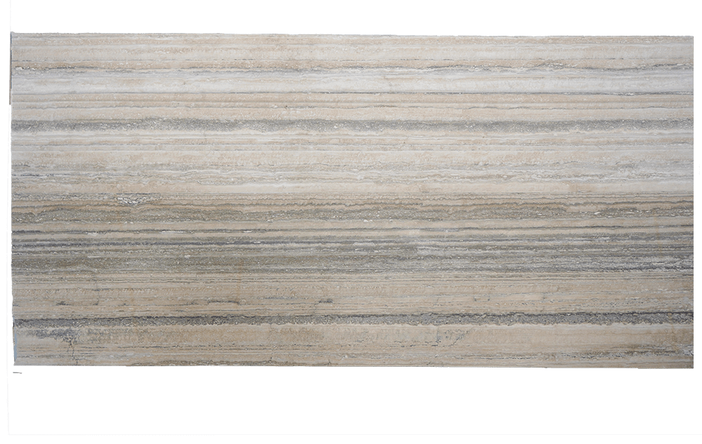 Silver Travertine Slab - Image 1