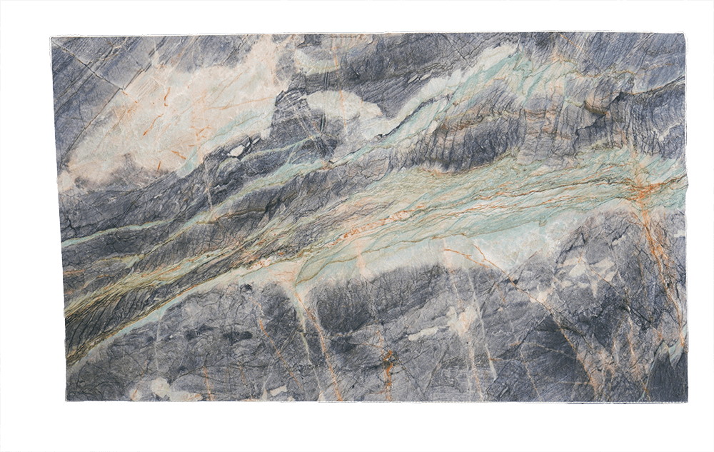 Zuma Blue Quartzite Slab - Image 1